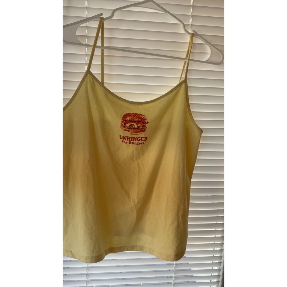 Butter Yellow Graphic Tank |  wild fable